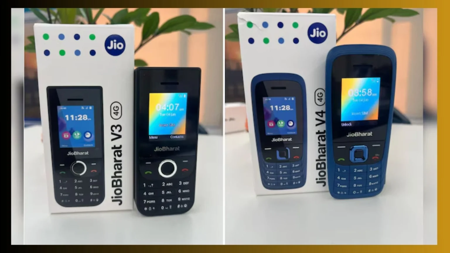 Jio launches two 4G phones